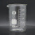 定制玻璃量杯带刻度耐高温可加热实验室透明玻璃烧杯25/50/100ml毫升 5毫升