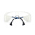 优维斯(UVEX)护目镜防风沙防液体飞溅防尘轻便防护眼镜访客眼镜 可佩戴近视镜 9161305 1副装