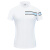 TTYGJ 夏季高尔夫服装 女士短袖T恤衫拉链立领弹力修身撞色休闲运动上衣球服 白色 XL