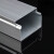 百舸 铝合金线槽100*70mm 国标加厚 铝合金方线槽 铝合金槽 线槽