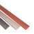 丹斯提尼画萌铝合金T型条背景墙钛金装饰线条t字型压条木地板收边条极窄收 磨砂亮光银 6mm