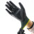 海斯迪克 HK-784 黑色涂掌手套 浸胶涂胶手套 pu涂层尼龙13针涤纶防滑防护手套 S码