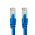 创优捷 六类成品网线6L-1m 非屏蔽千兆高速CAT6网线 宽带网络布线蓝色1米