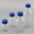 蜀牛蓝盖试剂瓶100-20000ml螺纹口玻璃丝口化学广口样品实验棕色 1L(1000ml)透明蓝盖普通料