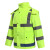 稳斯坦 分体式反光雨衣雨裤 2XL/18荧光绿300D套装 路政施工1102