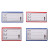 货架标签贴 仓库标识牌 磁性标签牌卡条物料标签牌标识卡 6*10软磁 白色