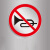锦安行 JA-P002 反光交通安全标牌（禁止鸣喇叭）φ60cm 1.5mm厚铝板反光交通标志牌 交通指示牌
