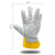 曙亮 半皮电焊手套 黄色2双装 耐磨牛皮焊工用劳保手套