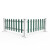百舸 草坪护栏 60CM高 四色款（一米价） 塑钢pvc栅栏 户外花园草地物业绿化园林篱笆