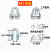 镀锌钢丝绳卡头夹头U型夹绳扣卡扣扎头锁扣紧绳器mM4M5M6M8卡扣 国标重型卡头M5 (50个)