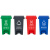 科力邦（Kelibang） 分类垃圾桶 脚踏式15L新国标户外垃圾桶大号办公环卫垃圾桶带盖 KB5142 蓝色 可回收