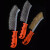 致仕（ZISIZ） 不锈钢丝刷刀刷刷除锈缝隙清洁去皮钢丝刀刷刷子 10个起订（货期3-5天） 镀铜钢丝刀刷