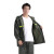 鹿色 户外雨衣套装军绿色加厚针织布 军绿色（双口袋+双透气孔） XL（155-165）