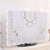 海之云电视盖布蕾丝盖巾盖布防尘罩罩套盖电视机的防尘布新款简约纱巾 米色吉利花 27-29寸(80*80厘米)