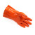 东亚828 耐酸耐油浸塑手套 防油酸碱加厚耐磨防滑防水劳保手套 10副/包