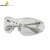 代尔塔 时尚贴面透明眼镜 白色透明 10个装 防冲击防尘防雾 安全骑车眼镜 101128