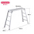 长谷川 平台梯 铝合金折叠安全梯 装修马凳工作台 工程梯DRX2.0-1075c高0.98米 200114