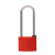 汇采 梅花塑钢锁 红色35mm宽电力表箱锁 户外防盗安全挂锁【锁梁90mm 通开配一个钥匙】