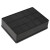 加厚带盖元件盒黑色零件盒工具收纳盒塑料小盒子物料周转箱 3号(连盖盒)79*54*29mm
