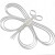 BOWERY自锁式尼龙扎带国标理线束线带电线捆绑带扣线带(单6)4*150mm白色 500根/包 1包