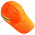 高亮反光帽环卫帽路政交通帽物业绿化保洁施工帽劳保帽环卫工人帽 环卫帽：（盆帽-橘色网格款）