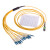 利合光电（LHG）MPO-LC12芯单模光纤线OS2母头B极性40G/100G运营商级3.0缆径LSZH材质 3米