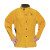焊卫 焊接防护服 阻燃布上身焊服 HW-3022 金黄色皮 L码