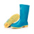 者也 中筒雨鞋 蓝色41码 女士水鞋柔软塑胶鞋防水防滑舒适女款雨靴