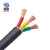 鼎献 电线电缆 国标RVV 5*2.5平方 5等芯阻燃线缆  全项保检 1米