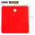 安赛瑞 正方形空白塑料吊牌（100个装）38.1×38.1mm 红色 14803