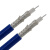 RG142PUR超柔软射频同轴电缆蓝色镀银50欧姆503高柔同轴线 蓝色