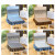 筹颖夏季椅子罩套冰垫坐垫餐椅家用冰丝凉席凉垫连体透气防滑不粘座 冰丝-蓝 中式餐椅宽度45内通用
