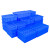 京酷KINKOCCL周转箱长方形塑料盒零件盒分格箱多格箱螺丝盒分类盒收纳盒分格箱大8格L570*W420*H155mm