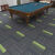 台球室专用方块毯办公室拼接会议室公司满铺俱乐部大面积工装地毯SN0999 亮彩橘 拍1份=8平方