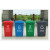 百金顿 户外环卫加厚塑料垃圾桶分类垃圾箱特厚挂车塑料垃圾桶 30L不带轮 蓝色