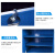 全拓（QUANTUO）五金工具柜存放柜零件收纳柜多功能储物维修铁皮柜蓝色双抽双门款