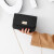 酷奇袋鼠（KUQIDAISHU）包包2023韩版新款chic链条小方包单肩斜挎包时尚锁扣女包小包 黑色