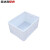 英达斯贝克 中大号物流周转箱塑料长方形储物料盒整理胶框超大型加厚仪表箱 1#仪表箱-蓝 520*370*290mm