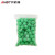 安达通 计数小球 实验室塑料小球彩色空心球 20mm绿色100颗赠收纳盒