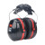 3M隔音耳罩防噪音睡眠工业降噪34db 黑红色H10P3E 1副