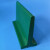 定制PVC绿色T型挡板输送带隔条工业皮带梯形导条防跑偏流水线爬坡 绿斜挡板T60 1米