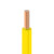 起帆(QIFAN)电线电缆 国标家装单芯多股铜芯软线 BVR1.5平方100米黄色