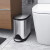 Simplehuman 厨房卫生间不锈钢脚踏板式垃圾桶分类4.5/6/10 L 白色不锈钢10升