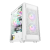 黑石塔（HESTART）墨客 游戏电脑水冷台式机箱 全侧透/M-ATX主板/240水冷/4090显卡 白色
