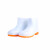 劳保佳 男士高筒雨靴 PVC加厚牛筋雨靴 低筒工作水鞋 劳保胶鞋 白色 低筒 39