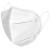 亿凌医科N95防护白口罩独立包装级一次性3d立体五层透气不闷防粉灭菌 医科n95级【成人白色100只】独立包装