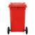 中典 垃圾分类垃圾桶YY-100A新国标大号物业室内外小区环卫户外商用定制带盖垃圾桶红色100L-有害垃圾