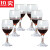 运锋红酒杯套装高脚杯6只玻璃家用二两白酒杯葡萄小号欧式青苹果柯瑞 115六只约2两柯瑞