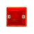西野（SHARE）86型西野暗装开关插座底盒 可拼装入墙暗盒 多色可选  正方形 86型 F9 红色底盒（10只装）
