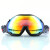 邦士度BASTO滑雪镜男女防雾双层球面镜片防紫外线防风保暖不透风SG1313系列 磨砂黑